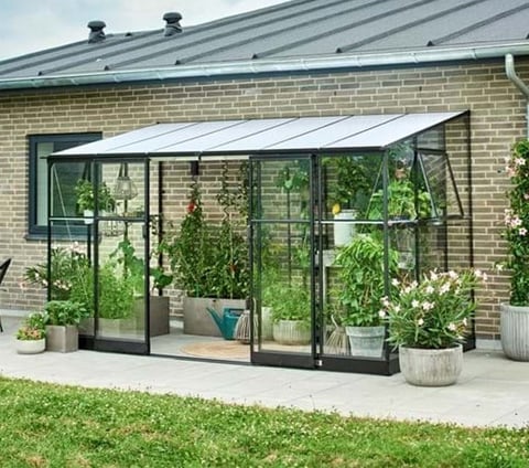 X Halls Qube Lean To Greenhouse Toughened Summer Sale