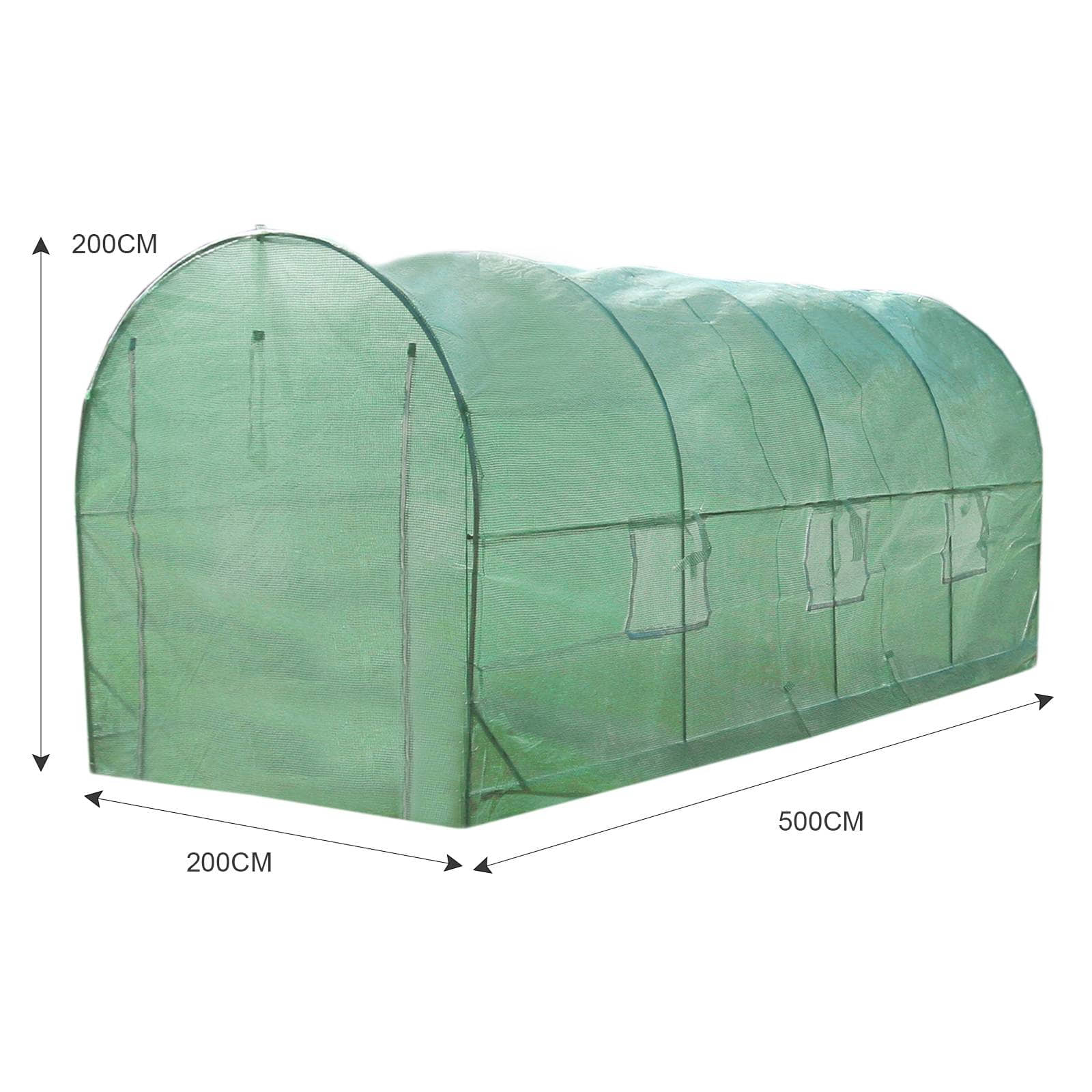 Polytunnel 5m X 2m 19mm Frame | Greenhouse Stores