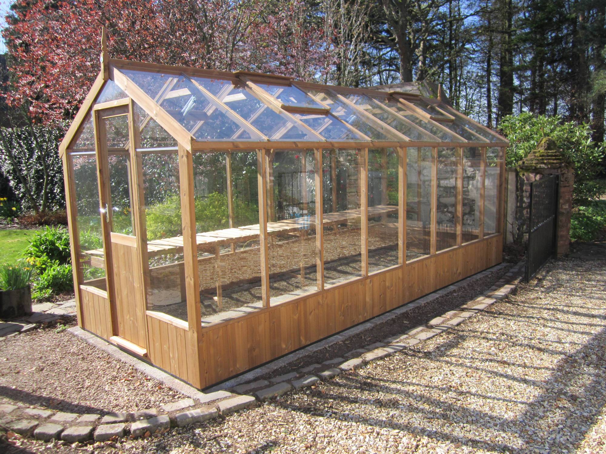 Swallow Kingfisher 6x10 Wooden Greenhouse