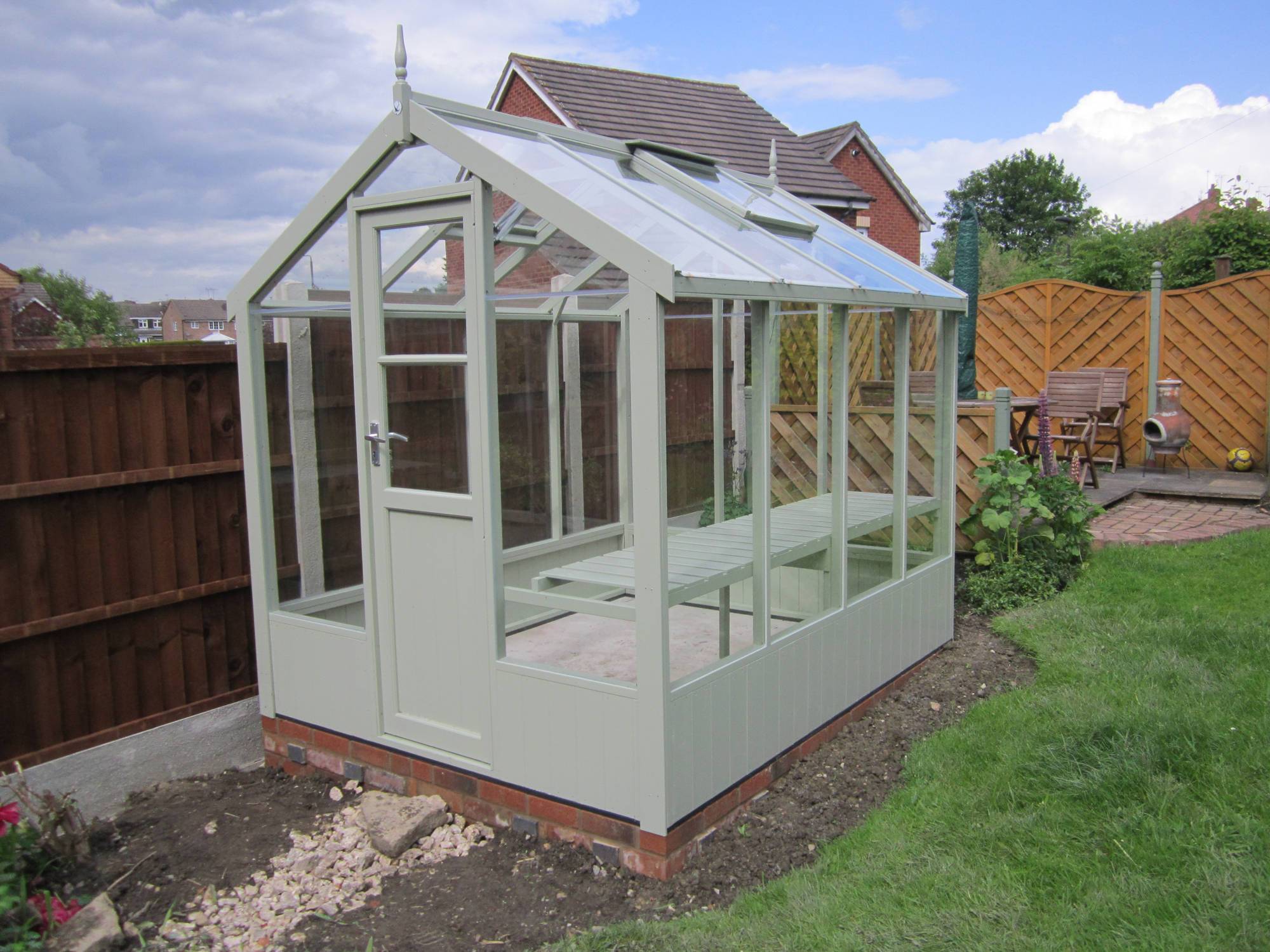 Swallow Kingfisher 6x10 Wooden Greenhouse