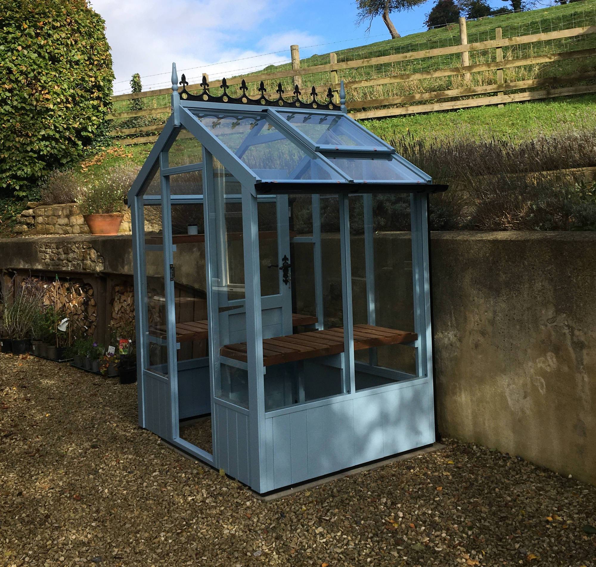 Swallow Lark 4x10 Wooden Greenhouse | Greenhouse Stores