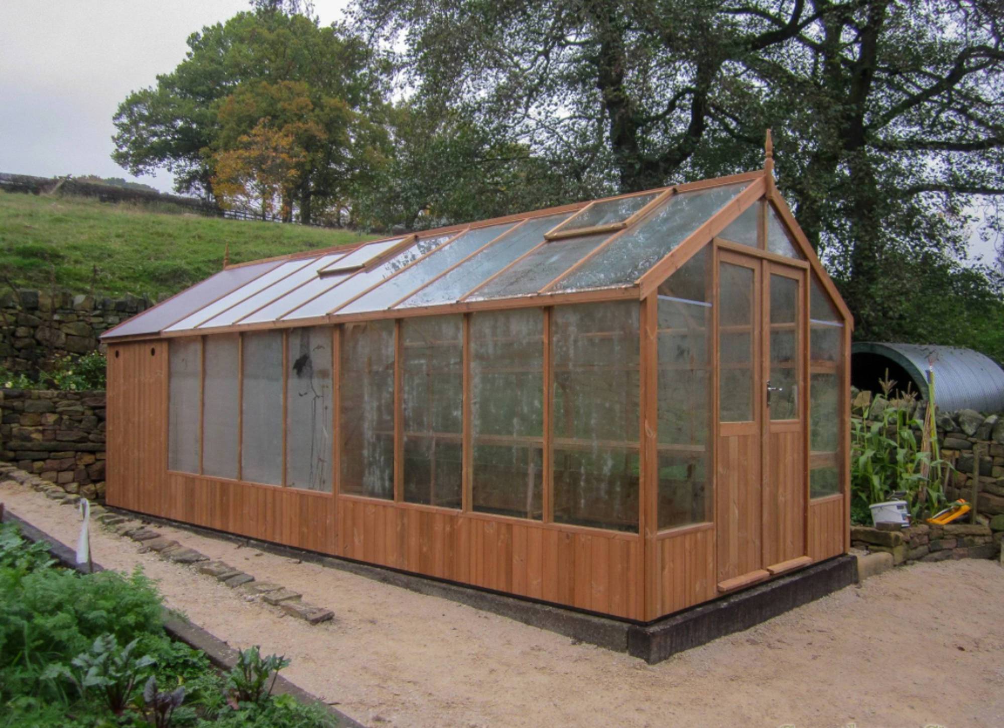 Swallow Raven 8x4 Greenhouse + 4ft Shed Combination