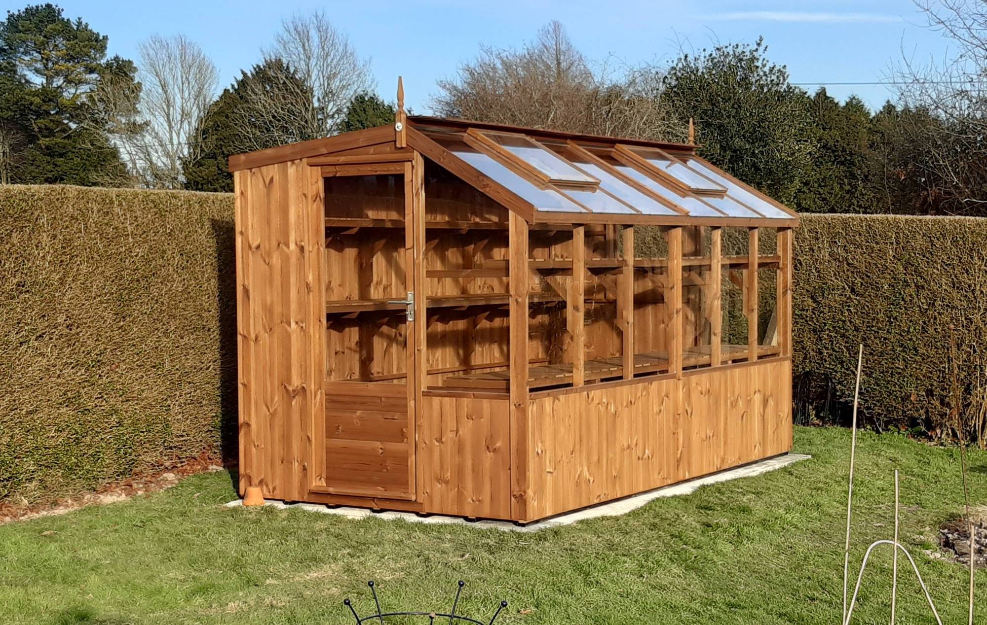 Swallow Rook 8x14 Wooden Potting Shed | Greenhouse Stores