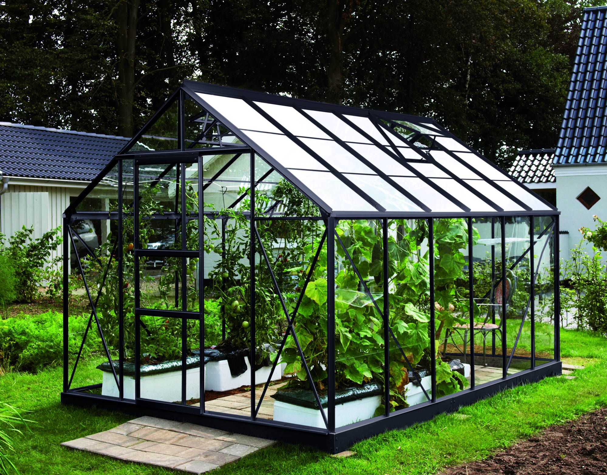 Vitavia 8x12 Black Neptune 9900 Greenhouse Horticultural