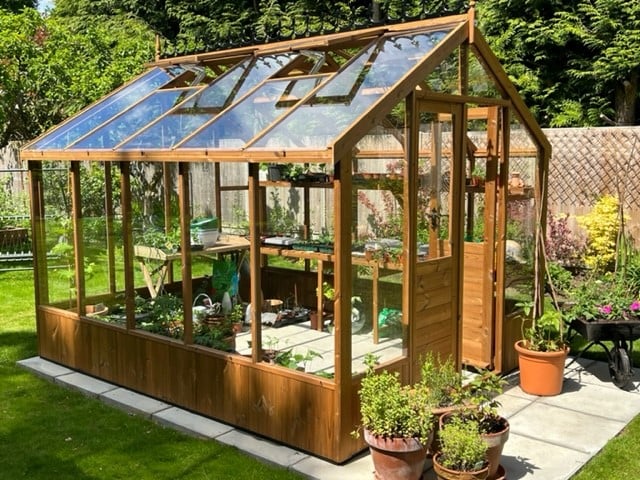 Swallow Raven 8x12 Wooden Greenhouse | Greenhouse Stores