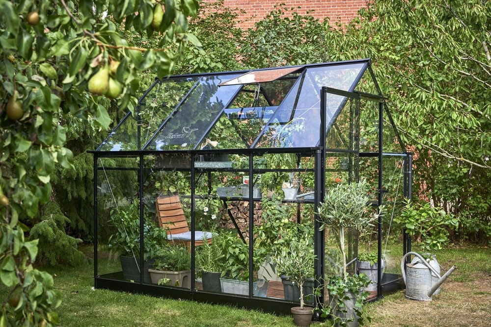 8x6 Halls Qube Greenhouse | Free UK Delivery