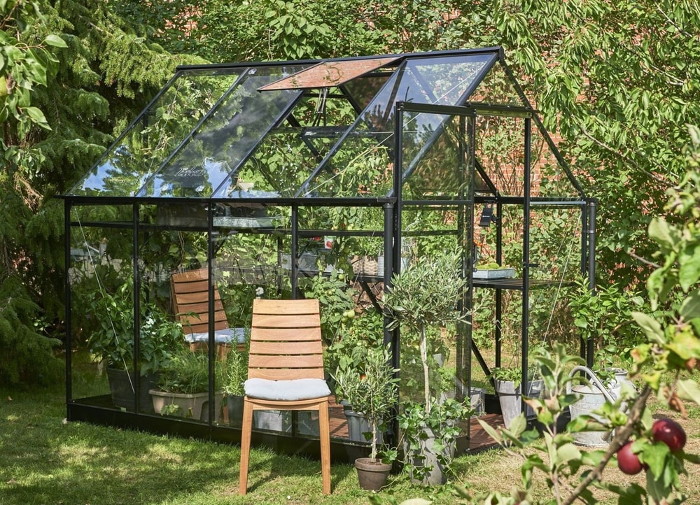 8x6 Halls Qube Greenhouse | Free UK Delivery