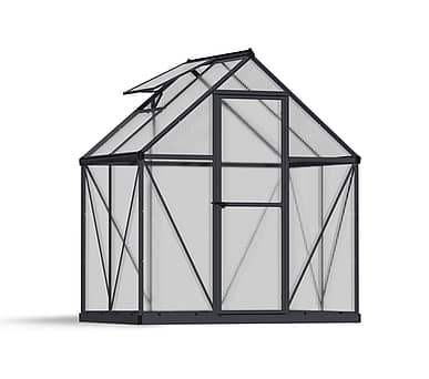 Palram Canopia Mythos 6x4 Grey Polycarbonate Greenhouse