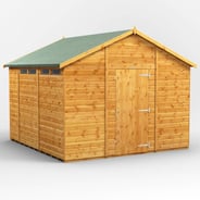 Power 10x10 Apex Security Shed