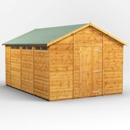 Power 14x10 Apex Security Shed