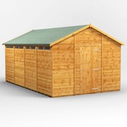 Power 16x10 Apex Security Shed