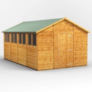 Power 16x10 Shiplap Apex Wooden Shed