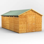 Power 18x10 Apex Security Shed