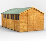 Power 18x10 Apex Wooden Shed