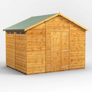 Power 8x10 Apex Security Shed