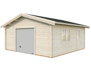 Palmako Roger 5.4m x 5.4m Wooden Garage with Sectional Door