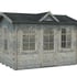 Palmako Claudia 3.2x2.4m Log Cabin Grey Dip