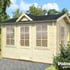 Palmako Claudia 3.2x2.4m Log Cabin Natural