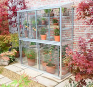 2x5 Access Hampton Lean To Greenhouse Toughened Glass