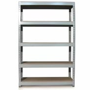 Bulldog 120cm x 50cm 5 Tier Shelving in Grey