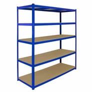 Bulldog 160cm x 60cm 5 Tier Shelving in Blue