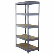 Bulldog 90cm x 50cm 5 Tier Shelving in Grey