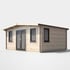 Power 14x16 Chalet Log Cabin Door Centre