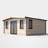 Power 16x16 Chalet Log Cabin Door Centre