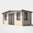 Power 8x16 Chalet Log Cabin Door Centre