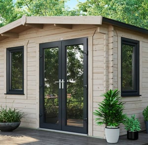 Power 16x12 Chalet Log Cabin 44mm