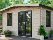 Power 12x14 Chalet Log Cabin 44mm