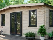 Power 10x18 Chalet Log Cabin 44mm