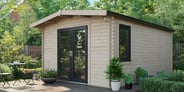 Power 18x12 Chalet Log Cabin 44mm