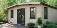 Power 18x16 Chalet Log Cabin 44mm