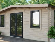 Power 18x20 Chalet Log Cabin 44mm