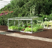 6x4 Access Aluminium Coldframe - Toughened Glass