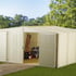 Duramax 10x8 Woodbridge Plastic Shed Open