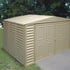 Duramax 10x8 Woodbridge Plastic Shed Outside