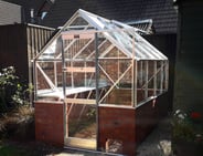 Elite 6x12 Dwarf Wall Greenhouse - Toughened Glazing