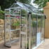 Eden Birdlip 4x6 Greenhouse in Aluminium