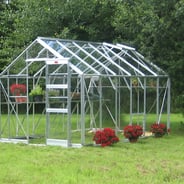 Elite Belmont 8x8 Greenhouse - Toughened Glazing