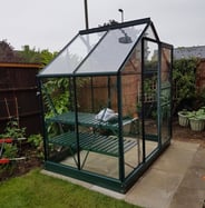 Vitavia 6x4 Green Venus 2500 Greenhouse - Horticultural Glass