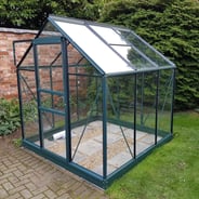 Vitavia 6x6 Green Venus 3800 Greenhouse - Horticultural Glass