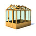 Shire Holkham 6x8 Greenhouse