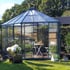 Halls Atrium Hexagonal Greenhouse in Grey