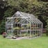 Halls Magnum Silver  8x12 Greenhouse Front