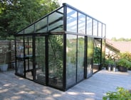 8x17 Janssens Modern Pent Roof Greenhouse