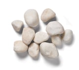 Pearl White Decorative Pebbles Bulk Bag
