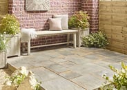 Abbey 10.22m Mixed Paving Kit in Antique