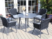 Lichfield Corbas 4 Seat Dining Set